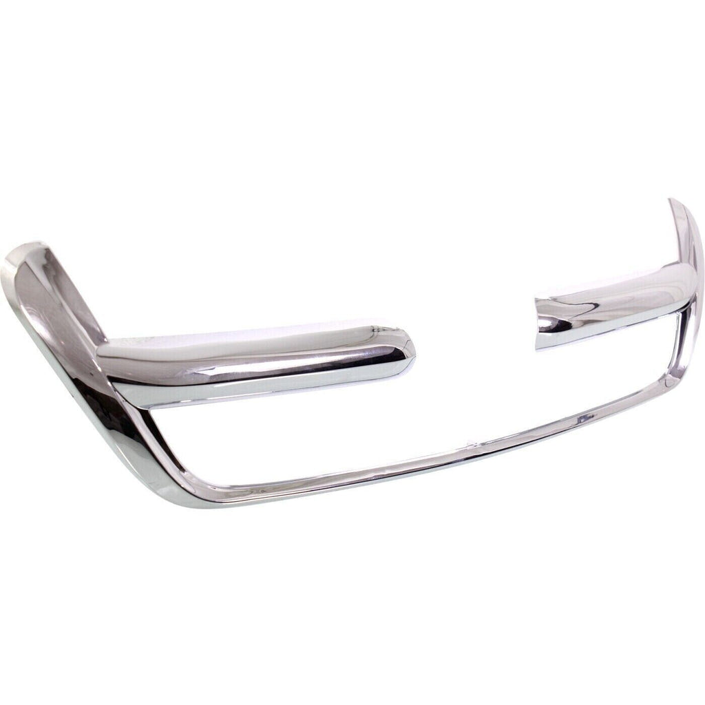 Grille Insert Textured Gray + Chrome Molding Outer For 2002 - 2004 Honda CR - V - US AUTO PARTS PLUS