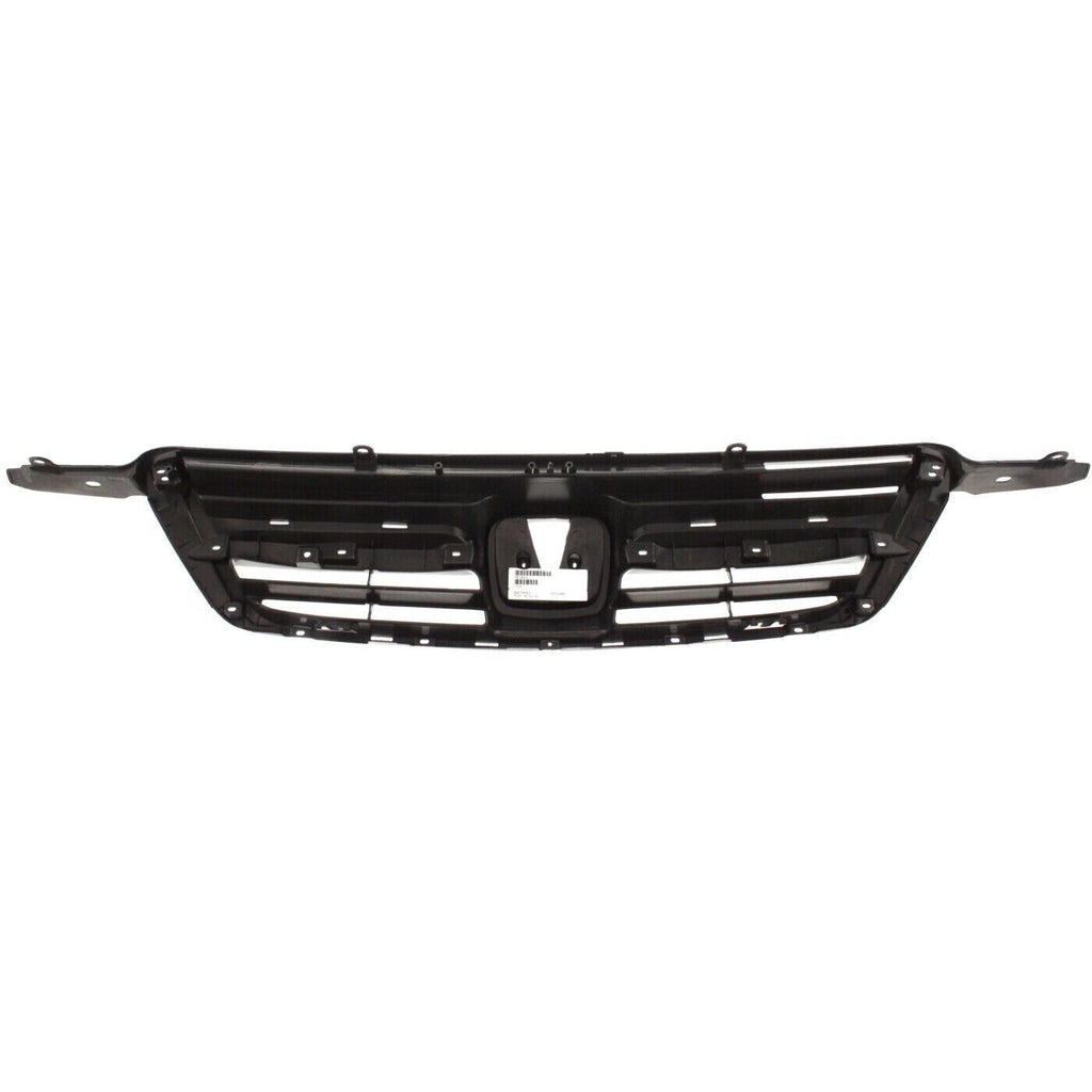 Grille Insert Textured Gray + Chrome Molding Outer For 2002 - 2004 Honda CR - V - US AUTO PARTS PLUS