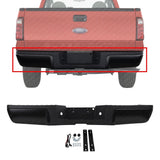 Rear Step Bumper Black Steel Assembly For 2008-2016 Ford F-250 F-350 Super Duty