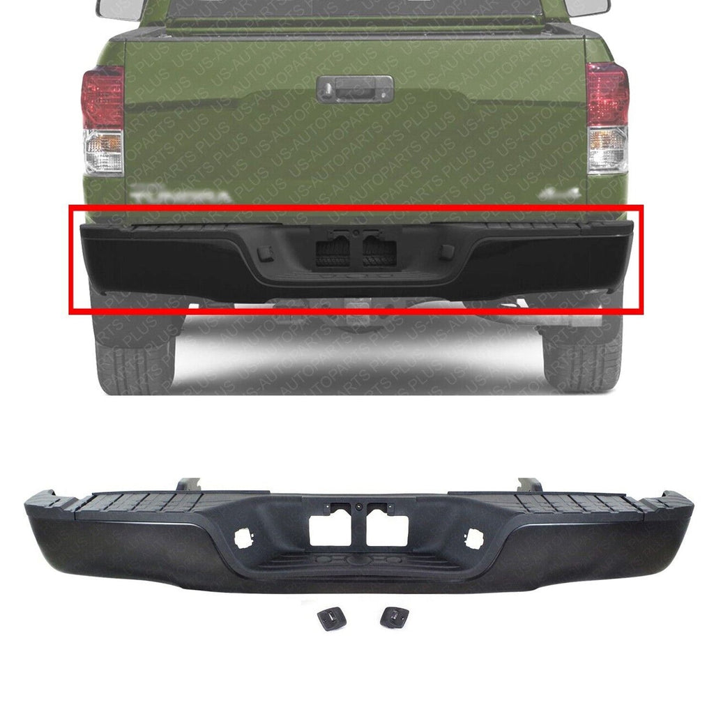 Rear Step Bumper Face Bar Assembly Steel For 2007 - 2013 Toyota Tundra Fleetside - US AUTO PARTS PLUS