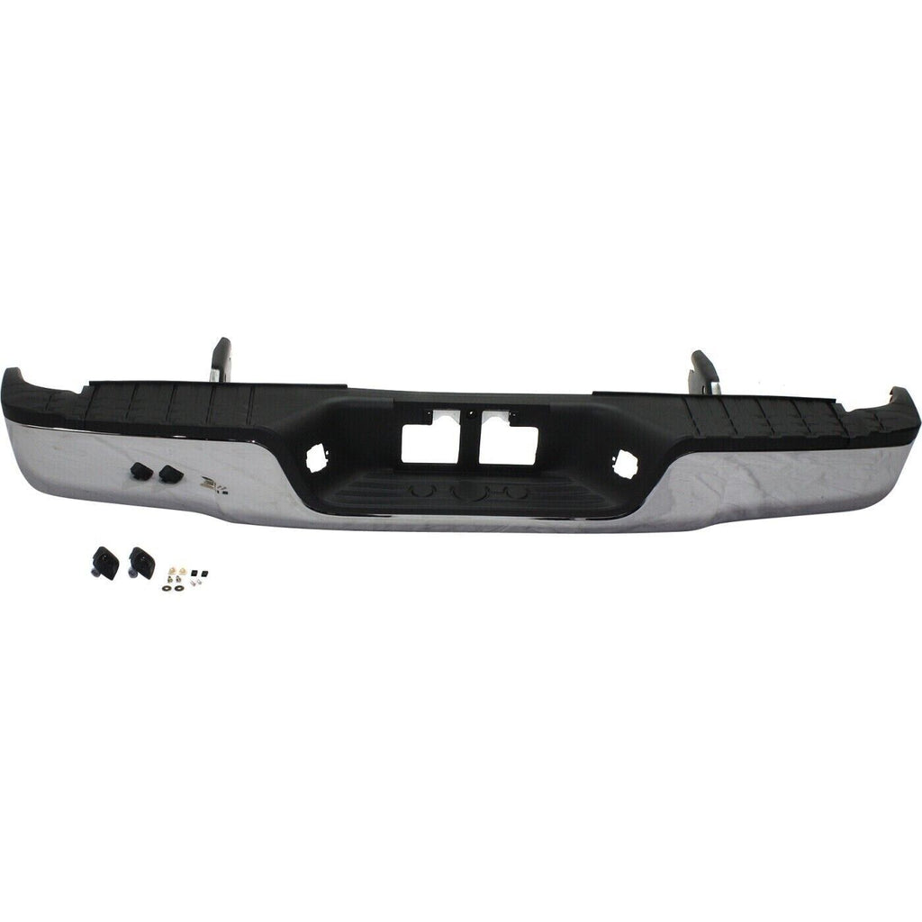 Rear Step Bumper Face Bar Chrome Assembly Steel For 2007 - 2013 Toyota Tundra - US AUTO PARTS PLUS