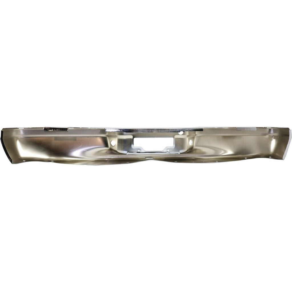 Rear Step Bumper Face Bar Chrome Steel For 1997 - 2004 Ford F - 150 / 1997 F - 250 - US AUTO PARTS PLUS