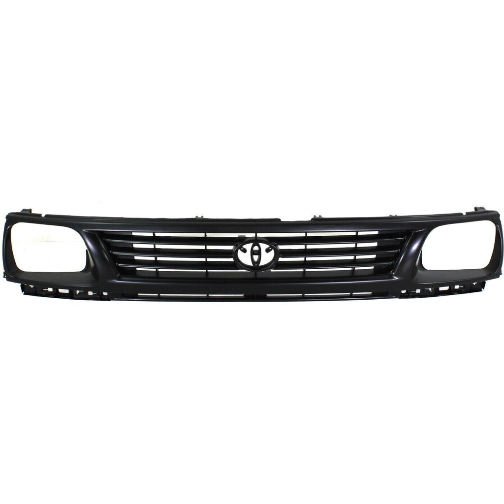 Front Grille Assembly Gray Shell / Black Insert For 1995-1996 Toyota Tacoma 2WD