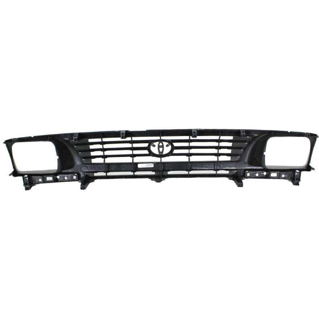 Front Grille Assembly Gray Shell / Black Insert For 1995-1996 Toyota Tacoma 2WD