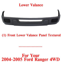 Load image into Gallery viewer, Front Bumper Lower Valance Panel Textured For 2004-2005 Ford Ranger 4WD