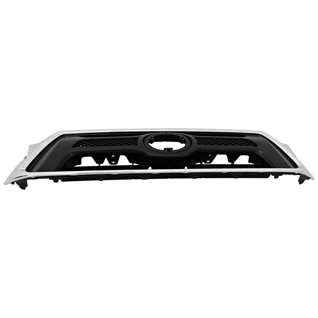 Front Bumper Upper & Lower Grille Assembly For 2012-2015 Toyota Tacoma