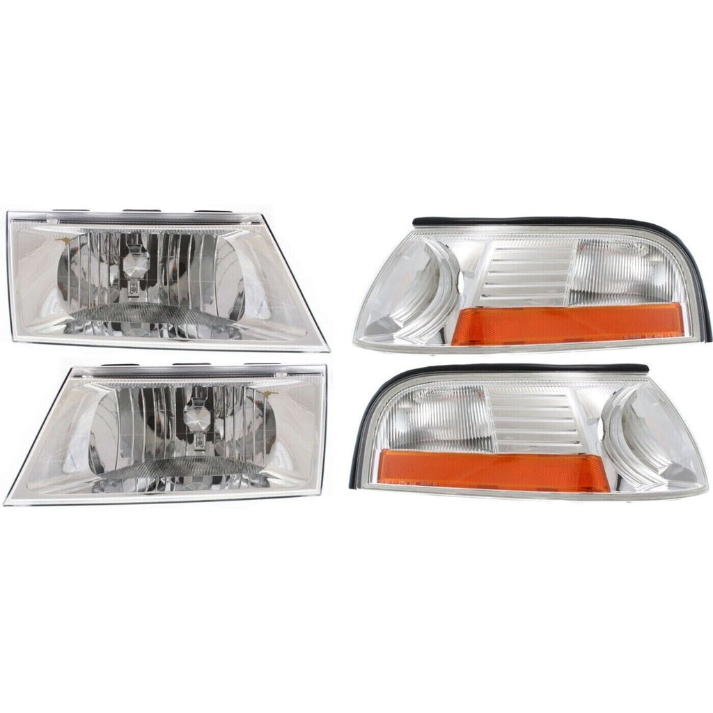 Headlight Kit For 2003-2004 Mercury Grand Marquis