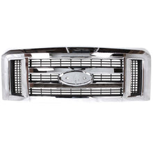 Load image into Gallery viewer, Grille Assembly Chrome Plastic For 2008-2014 Ford E-150 E-250/ 08-21 E-350 E-450