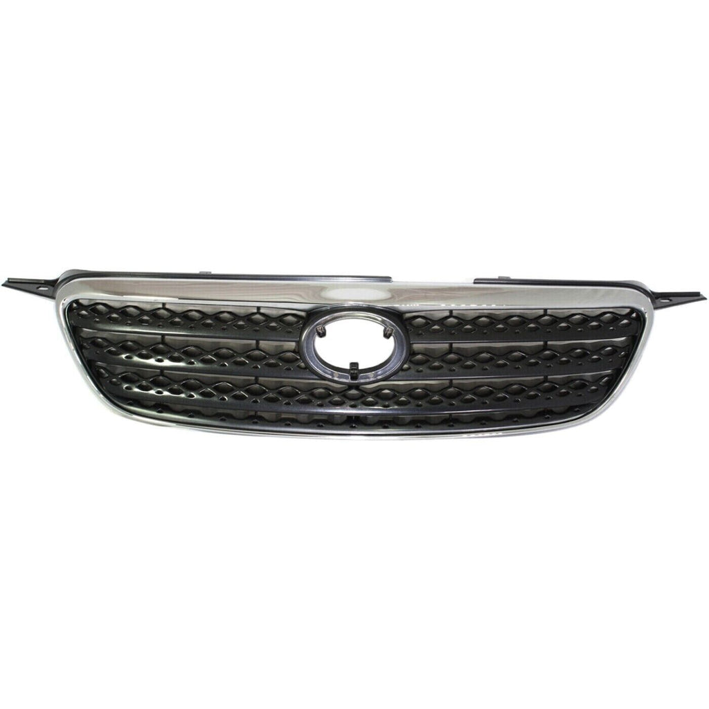 Grille Assembly Chrome Shell / Dark Gray Insert For 2005-2008 Toyota Corolla