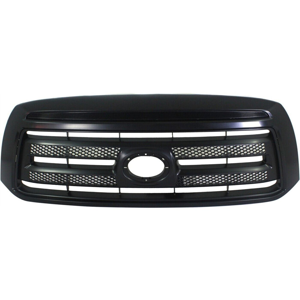 Front Grille Assembly Painted Black Shell & Insert For 2010-2013 Toyota Tundra