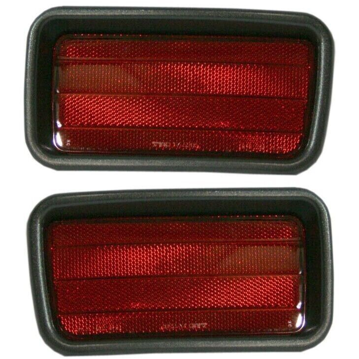 Rear Bumper Reflector Lights Left&Right Side For 99-04 Mitsubishi Montero Sport