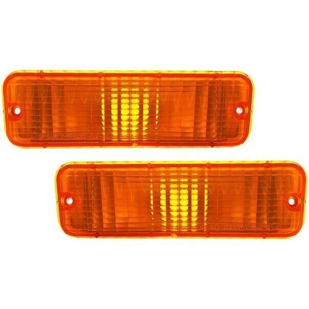 Front Turn Signal Lights LH & RH For 1983-1988 Ford Ranger / 1984-1988 Bronco II