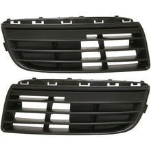 Load image into Gallery viewer, Front Bumper Chrome Moldings + Fog Cover Textured For 2005-2010 Volkswagen Jetta