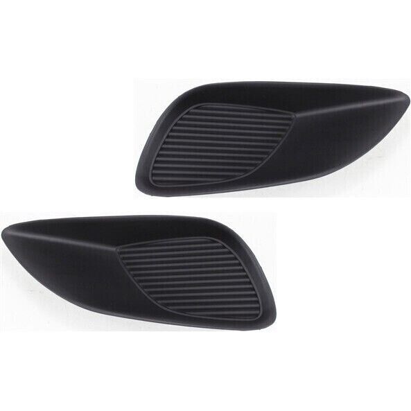 Front Fog Covers Primed Left & Right Side For 2007-2012 Toyota Yaris Sedan