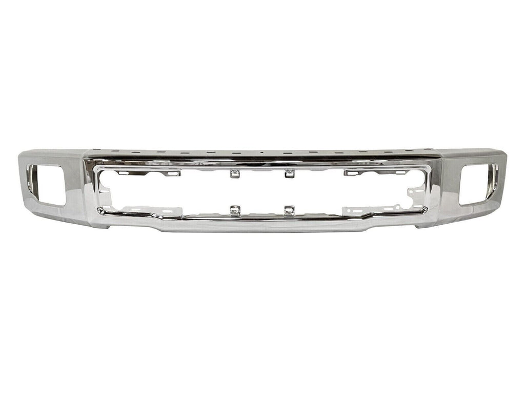 Front Bumper Chrome +Center Cover+License Plate Bracket For 2015-2017 Ford F-150