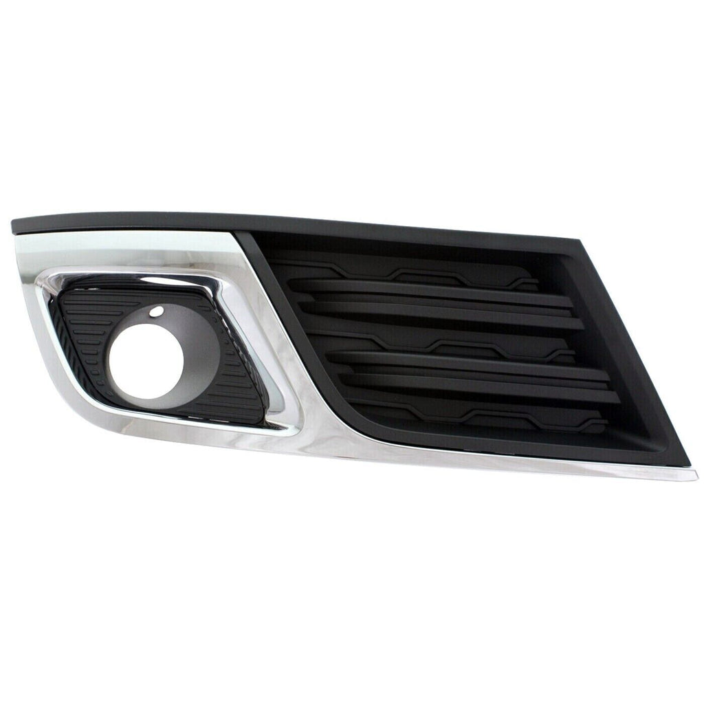 Fog Bezels Trim Black with Chrome Trim LH&RH For 2013-2017 Chevrolet Traverse LT