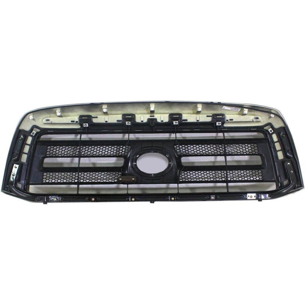 Front Grille Assembly Painted Black Shell & Insert For 2010-2013 Toyota Tundra