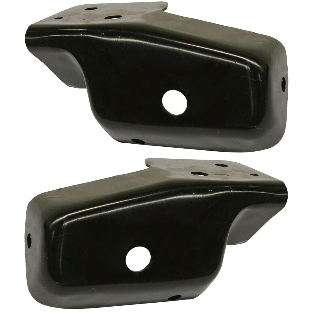 Front Bumper Impact Mounting Brace Brackets Left & Right Side For 2007-2010 Chevrolet Silverado 2500HD 3500HD