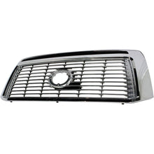 Load image into Gallery viewer, Front Grille Assembly Chrome Shell with Silver Insert For 2010-13 Toyota Tundra