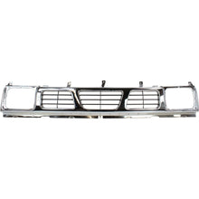 Load image into Gallery viewer, Grille Assembly Chrome + Corner Lights For 1993-1994 Nissan D21 / 1995-97 Pickup