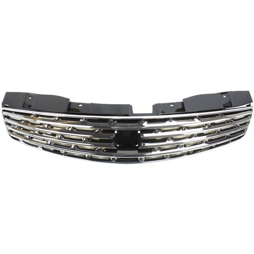 Front Grille Assembly Chrome Shell/Black Insert For 2003-2007 Infiniti G35 Coupe