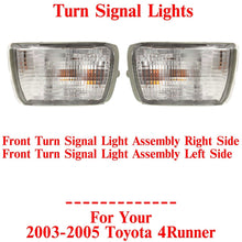 Load image into Gallery viewer, Front Turn Signal Lights Assembly Left &amp; Right Side For 2003-2005 Toyota 4Runner