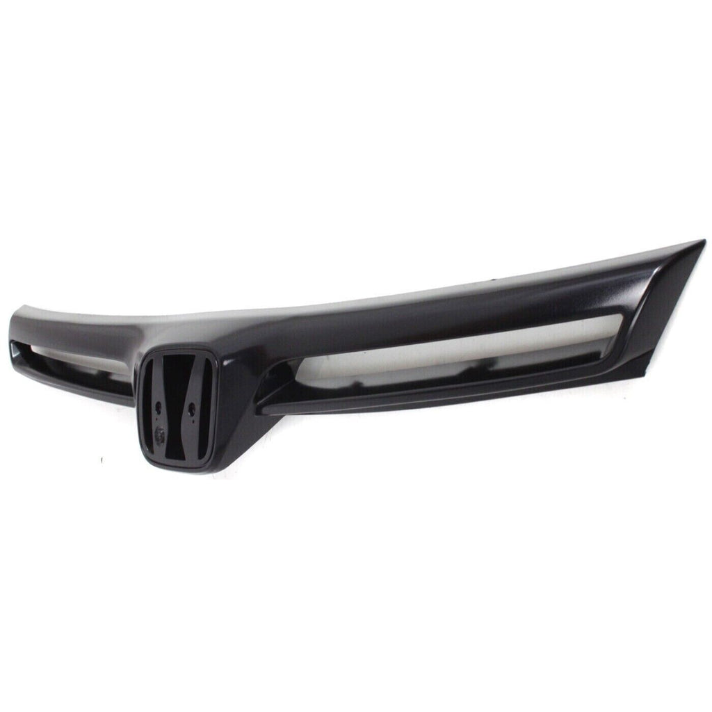 Front Grille Painted Black with Emblem Provision For 2006-2008 Honda Civic Coupe