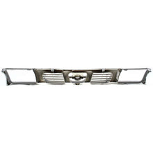 Load image into Gallery viewer, Front Grille Assembly Chrome Shell / Black Insert For 1998-2000 Nissan Frontier