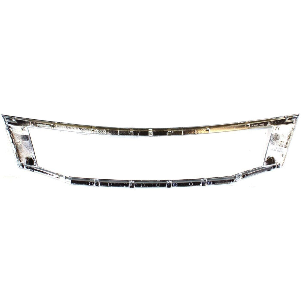Front Grille Assembly Paintable +Chrome Molding For 2008-2010 Honda Accord Sedan