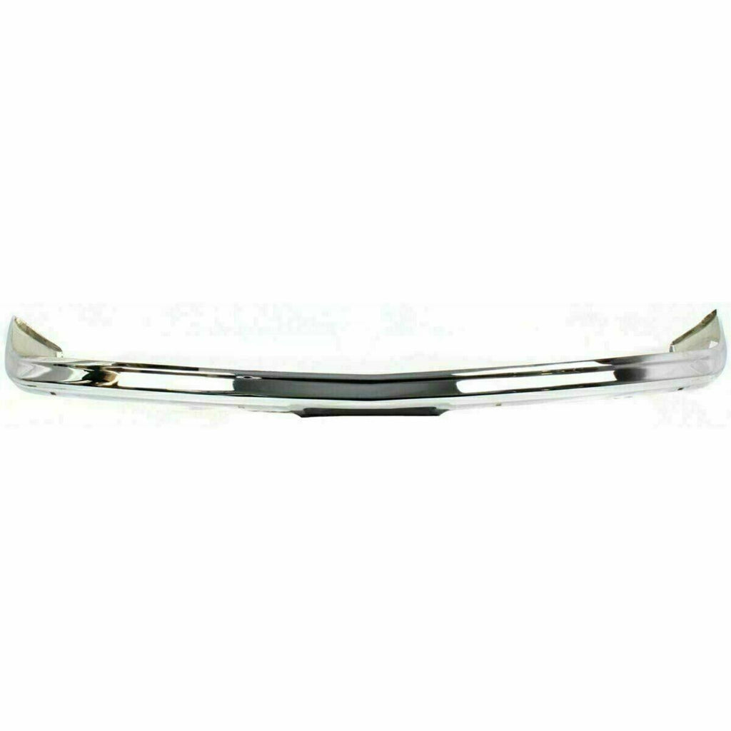 Front Bumper Chrome w/o Impact Strip Holes For 1983-1991 Chevy & GMC C/K Series