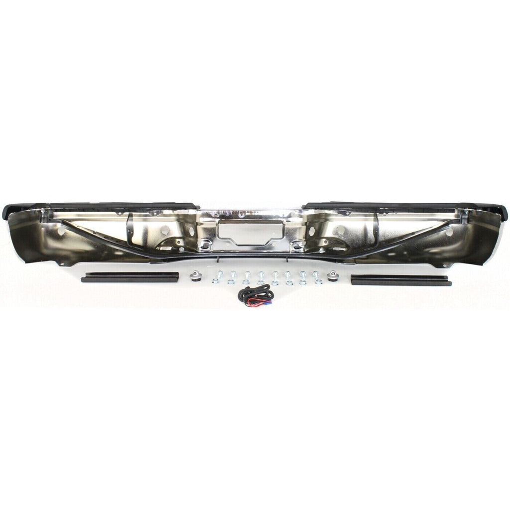 Rear Step Bumper Chrome Assembly Steel For 2001-2007 Ford F-250 F-350 Super Duty
