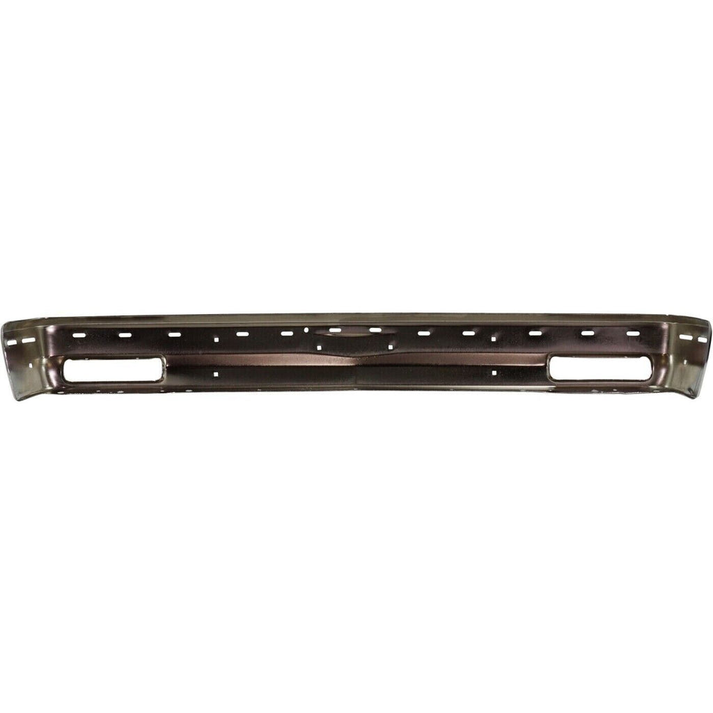 Front Bumper Chrome Steel With Molding Holes For 1991-1994 Chevrolet S10 Blazer