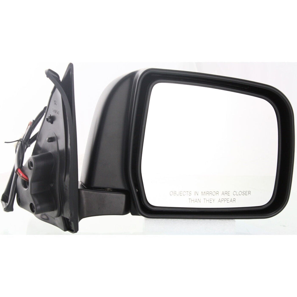 Front Power Mirrors Manual Fold Non-Heated Paintable LH & RH For 1997-1999 Toyota 4Runner