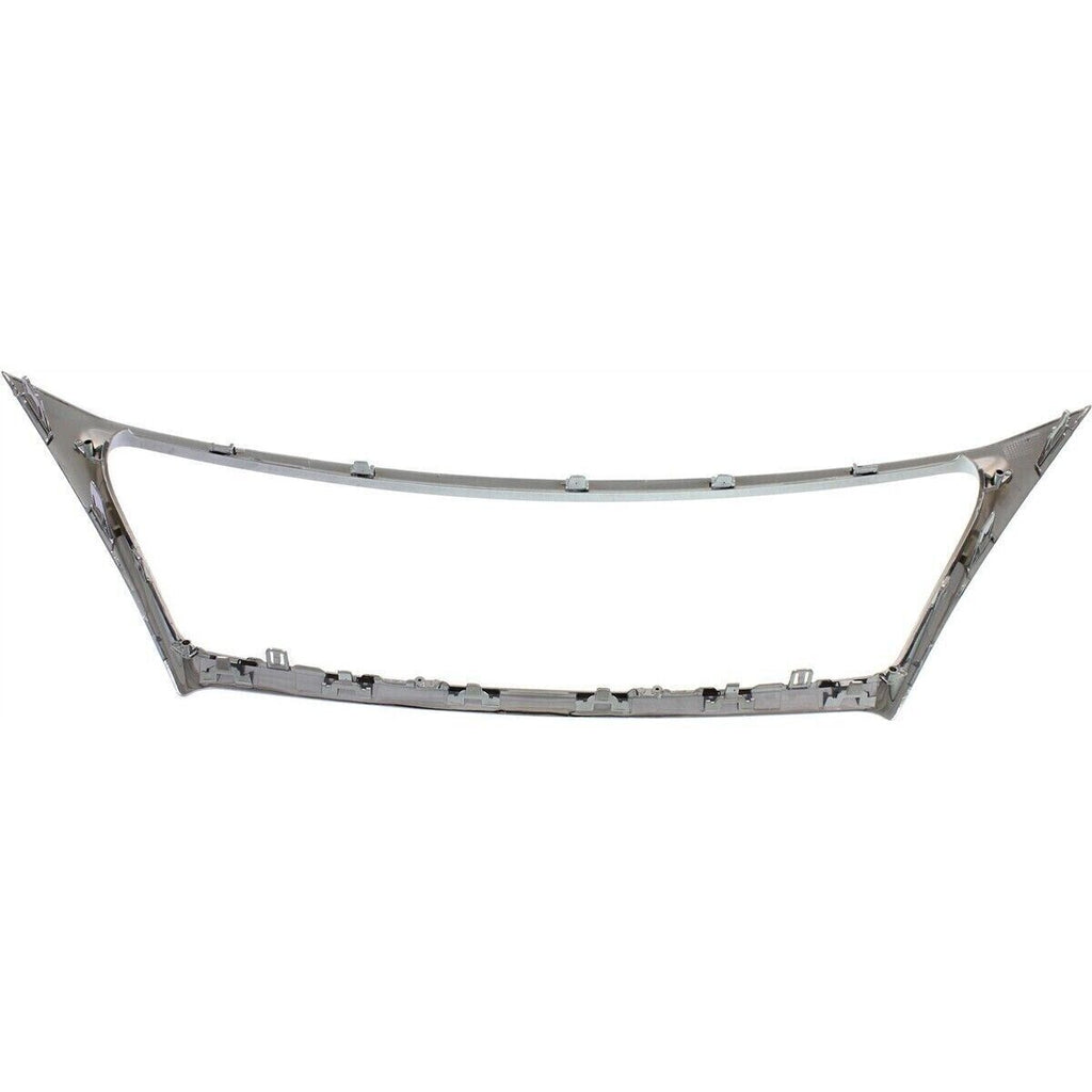 Grille Gray Shell / Insert + Chrome Molding For 2011-2013 Lexus IS250 / IS350