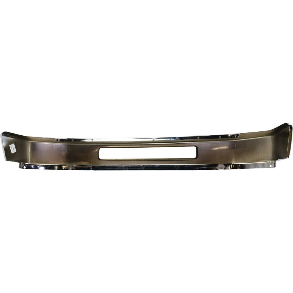 Front Bumper Chrome + Lower Valance For 2008-2014 Ford E-150 E-250 E-450 E-350