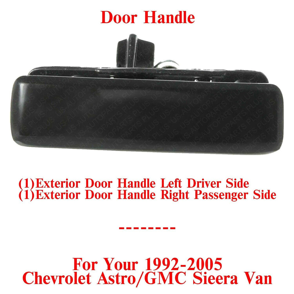 Front Exterior Door Handle LH+RH For 1992-2005 Chevrolet Astro GMC Safari Van