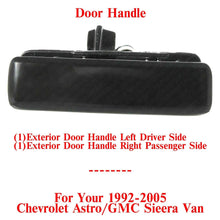 Load image into Gallery viewer, Front Exterior Door Handle LH+RH For 1992-2005 Chevrolet Astro GMC Safari Van