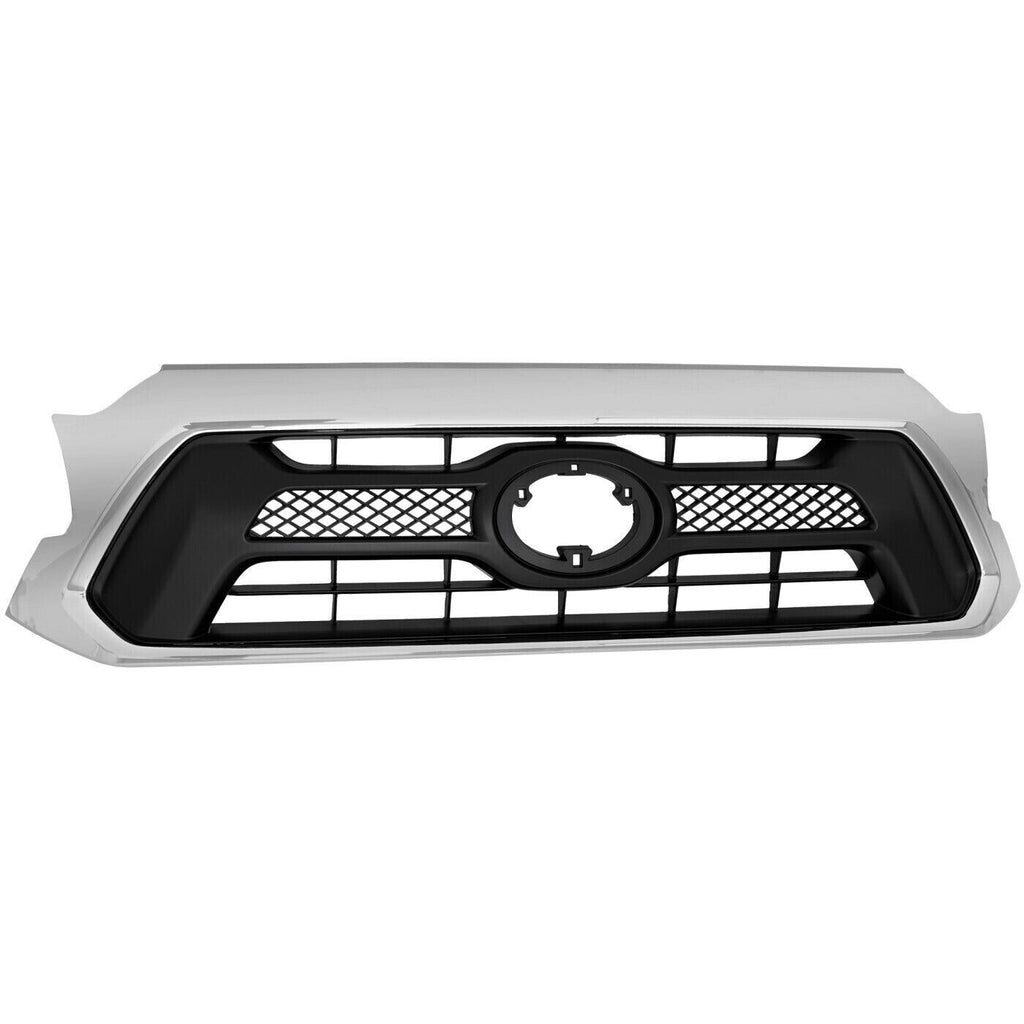 Front Bumper Upper & Lower Grille Assembly For 2012-2015 Toyota Tacoma