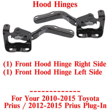 Load image into Gallery viewer, Hood Hinges Left &amp; Right Side For 2010-2015 Toyota Prius / 2012-15 Prius Plug-In