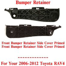 Load image into Gallery viewer, Front Bumper Retainers Side Cover Primed LH &amp; RH Plastic For 2006-12 Toyota RAV4