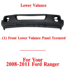 Load image into Gallery viewer, Front Bumper Lower Valance Textured w/ Fog Light Holes For 2008-2011 Ford Ranger