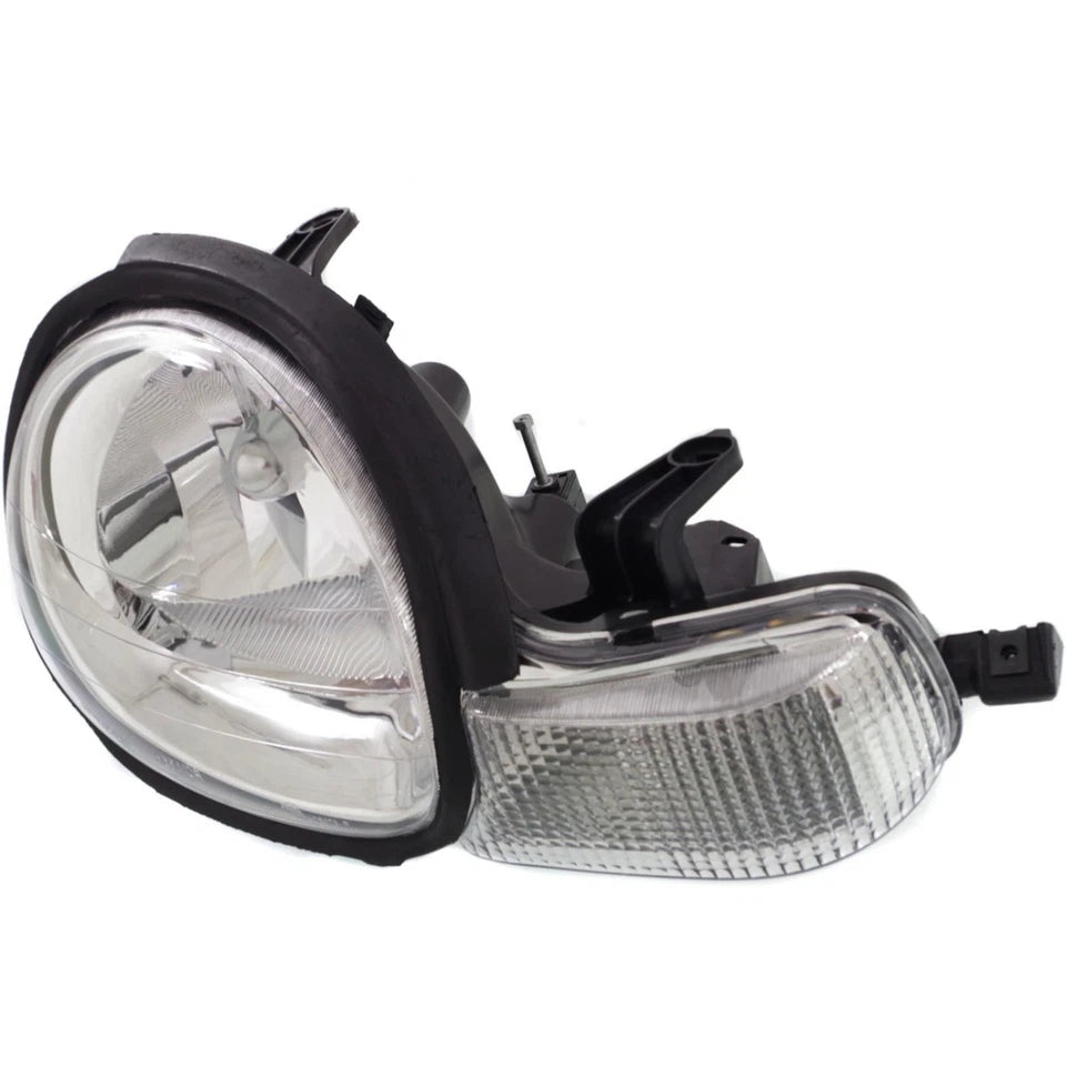 Chrysler Neon 00-02 Head Lamp RH & LH, Halogen, Chrome Interior
