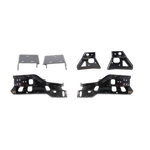 Front Bumper Kit + Grille + Brackets Set For 2011-14 Chevy Silverado 2500HD 3500