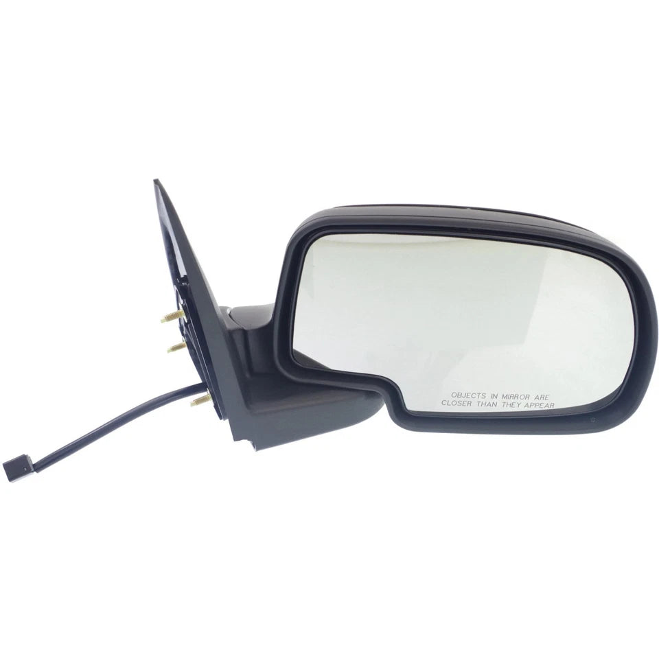 Silverado Sierra 1999-2002 Power Mirror RH & LH, Manual Folding, Paintable