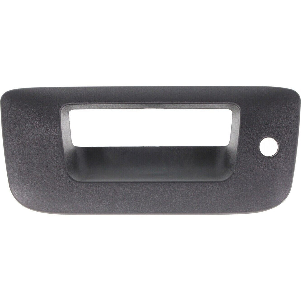 Tailgate Handle Lever & Bezel w/ Lock Hole Textured For 2007 - 14 Silverado/Sierra - US AUTO PARTS PLUS