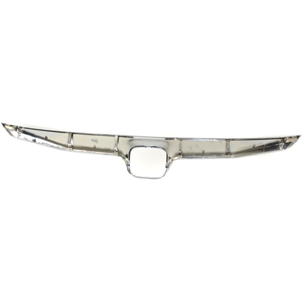 Upper Grille Chrome Molding For 2009 - 2011 Honda Civic Sedan 1.3L 1.8L Engine - US AUTO PARTS PLUS