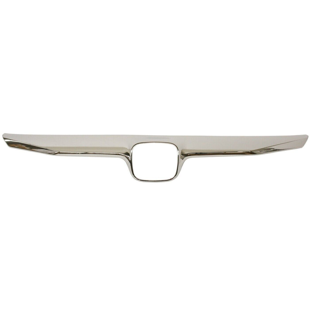 Upper Grille Chrome Molding For 2009 - 2011 Honda Civic Sedan 1.3L 1.8L Engine - US AUTO PARTS PLUS