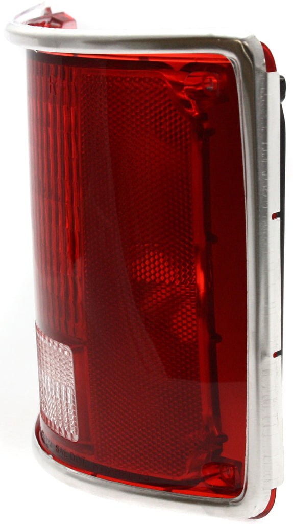 New Tail Light Direct Replacement For SUBURBAN 78-91 TAIL LAMP RH, Lens and Housing, w/ Chrome Trim GM2807901 370868