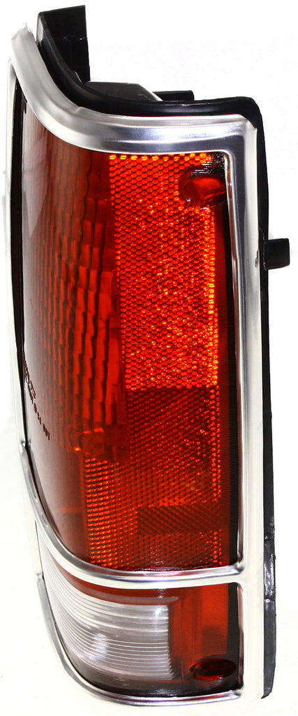 New Tail Light Direct Replacement For S10 PICKUP 82-93 TAIL LAMP RH, Lens and Housing, w/ Chrome Trim GM2801105 915708