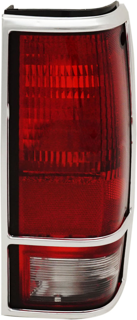 New Tail Light Direct Replacement For S10 BLAZER 83-94 TAIL LAMP LH, Lens and Housing, w/ Chrome Trim GM2800123 917919